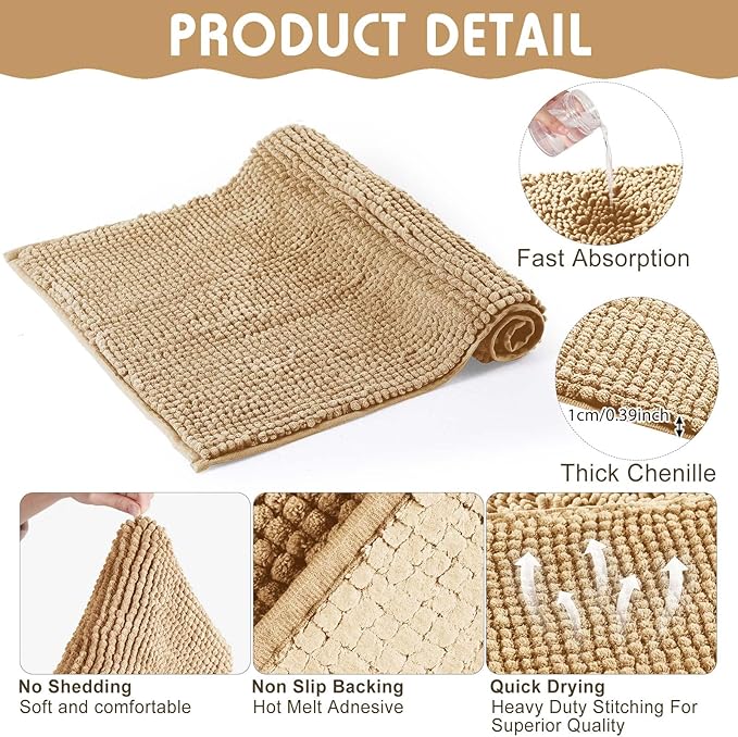 Amylove 4 Pcs Guinea Pig Cage Liner Washable Fleece Pee Pads Pet Dog Cat Bedding Training Mat for Small Animal Guinea Pig Puppy Bunny Hamster(16 x 24 Inch,Square,Beige)