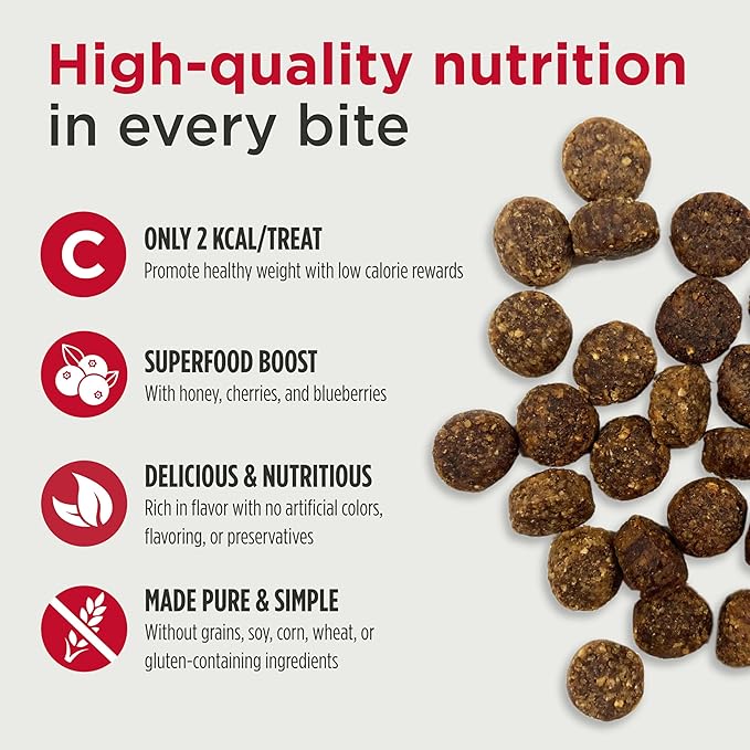 Nulo Trainers Duck Recipe Grain-Free Low-Calorie Healthy Dog & Puppy Training Treats, 16 Ounce Pouch