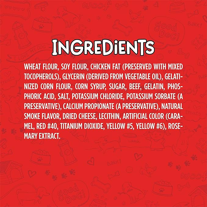 Meaty Treats Gourmet Cuts Beef & Cheese Flavor Soft & Chewy Dog Treats, 25-oz.