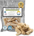 Fresh Is Best Freeze Dried Whole Chicken Necks for Dogs & Cats - Raw Crunchy Single Ingredient Dog Treats - High-Protein Dental Chews in Resealable Bag - Made in USA