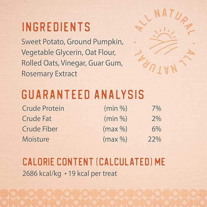 Caledon Farms The Dodo Baked Bites - Pumpkin 9.35oz, Dog Treats, Soft & Chewy