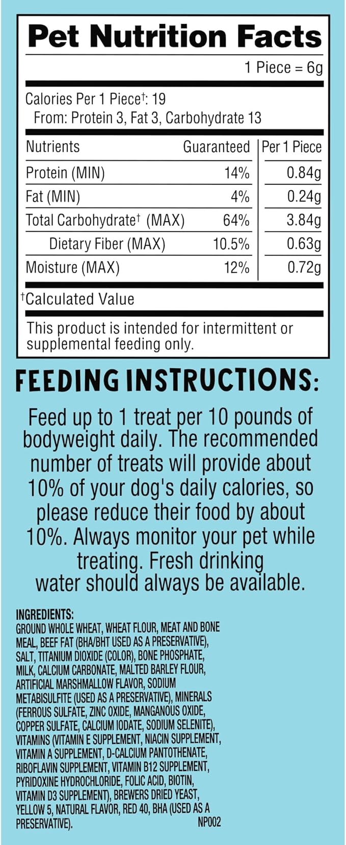 Milk-Bone Peeps Artificially Marshmallow Flavored Dog Treats, 22 Oz. Pail