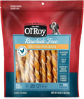 Ol's~Roys Rawhide Free Twist Sticks with Chicken Dog Treats, 16 Oz ~ (50 Count) ~ 1 Pack