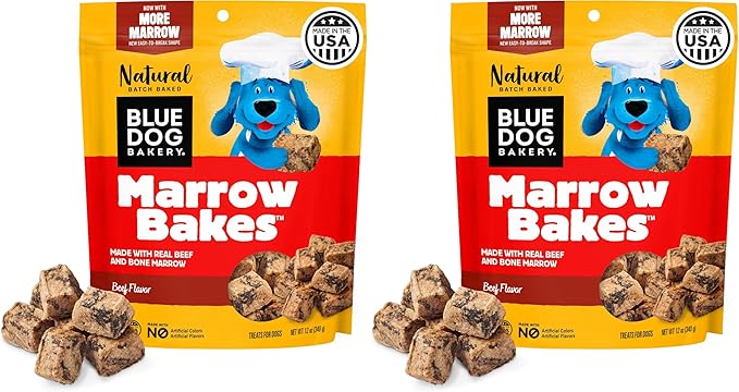 Blue Dog Marrow Bakes | Non GMO | 12oz 340g (Pack of 2)