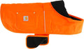 Carhartt Firm Duck Dog Chore Coat, Insulated Weather Resistant Jacket for Cold and Windy Conditions, Hunter Orange, Medium