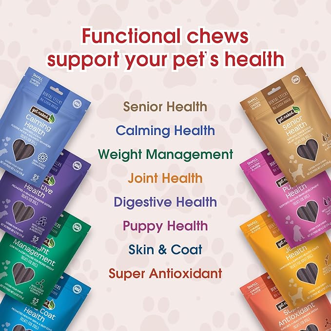 Get Naked Grain Free 1 Pouch 6.6 Oz Skin & Coat Dental Chew Sticks, Large