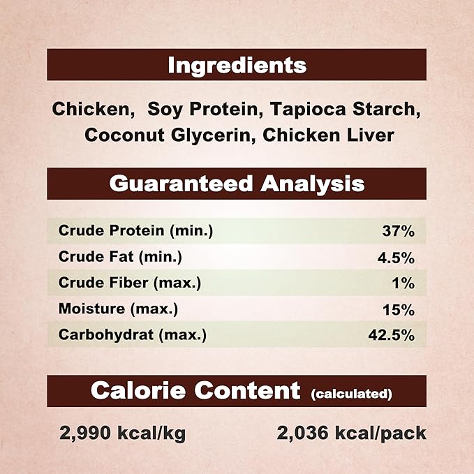 A Freschi srl Chicken Dog Treats, All Natural, Healthy & Easily Digestible, Grain-Free Puppy Chews, Low-Fat, Human Grade Training & Rewards Dog Snacks, Chicken Sticks with Liver, 24 oz Pack