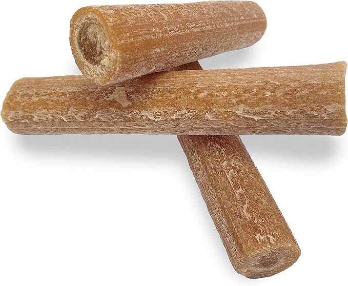 Himalayan Dog Chew Yak Cheese Dog Chews, Lactose Free & Grain Free, USA Made, For All Dog Breeds, Medium Density Cheese Chew, Resealable Pouch with 3 YUM Treats, Bacon Flavor