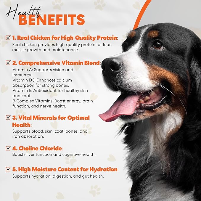 Scoochie Pet Products Chef Scoochie's Duck & Chicken Dog Food in Rich Gravy Natural Wet Food - Easy Open Pop-Top Cans for Grown Dogs - Complete Meal or Food Topper 12 Cans (14 oz e.)