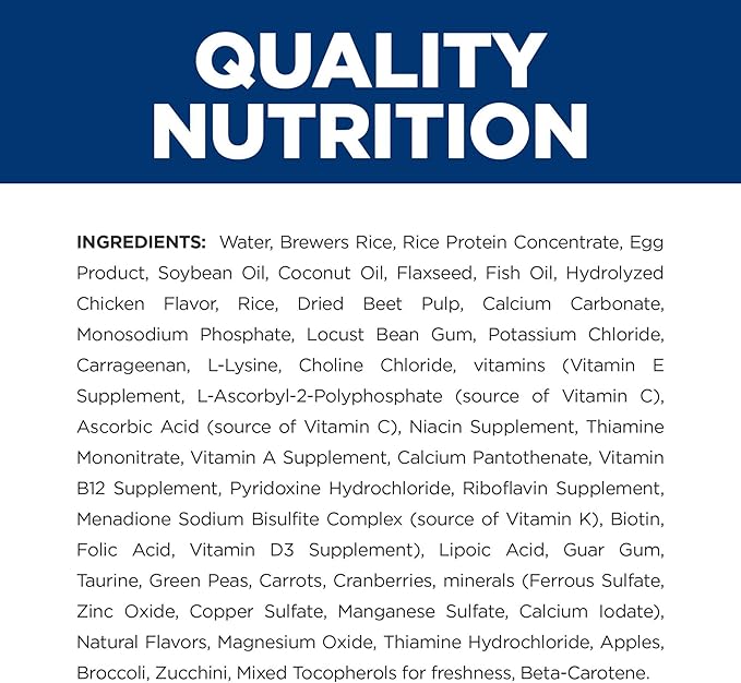 Hill's Prescription Diet Derm Complete Environmental/Food Sensitivities Wet Dog Food, Rice & Egg, 13 oz. Cans, 12-Pack