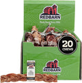 Redbarn Odor-Free 7" Braided Bully Sticks Dog Treat, All-Natural, Single-Ingredient, Rawhide-Alternative Beef Chew, 20 Count