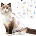 Hpetppy Cat Recovery Suit for Spay Abdominal Wounds, Breathable Cat Onesie for Cats After Surgery Female, Kitten Surgical Recovery Suit Female Cone of Shame Alternative for Cats Anti Licking