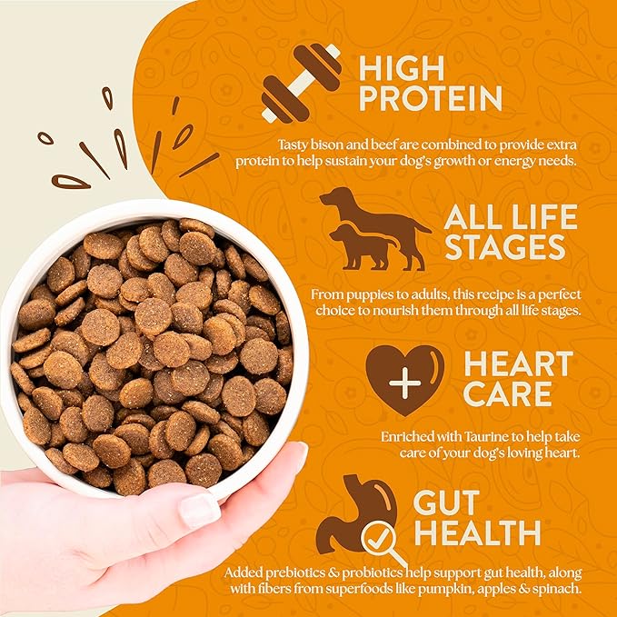Earthborn Holistic Great Plains Feast 25 lb. Bison Meal & Vegetables Grain-Free Dry Dog Food