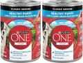 Purina ONE Plus Wet Puppy Food Classic Ground Healthy Puppy Lamb and Long Grain Rice Entree - (Pack of 24) 13 oz. Cans