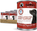 Dave's Pet Food Kidney Support for Dogs (Chicken & Vegetable Stew) - Low Phosphorus & Low Protein Wet Canned Dog Food for Renal Health - No Prescription Needed - 12.5 oz (Case of 12)