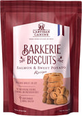 L'artisan Canine Barkerie Biscuits | Crunchy Dog Treats | French Recipes | Made in the USA | 8oz (Salmon)