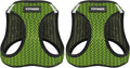 Voyager Step-in Air Dog Harness - All Weather Mesh, Reflective, No Pull Harness for Small, Medium Dogs, Cats - Secure with Hook & Loop Fastener, Buckle, Double D-Rings - Lime Green 2-Tone, XS