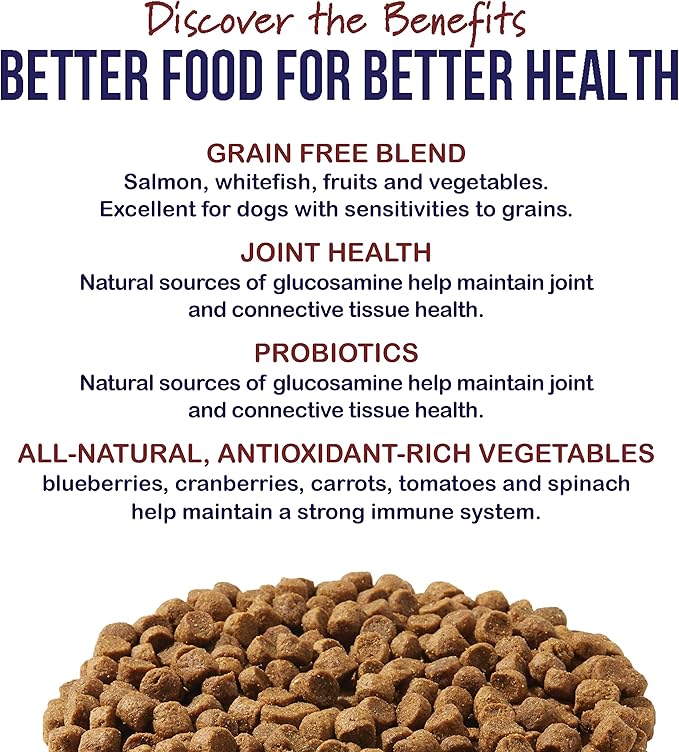 Dr. Gary's Best Breed Grain Free Ocean Recipe Slow-Cooked in USA, Natural Dry Dog Food for All Breeds and Sizes, 4lbs.