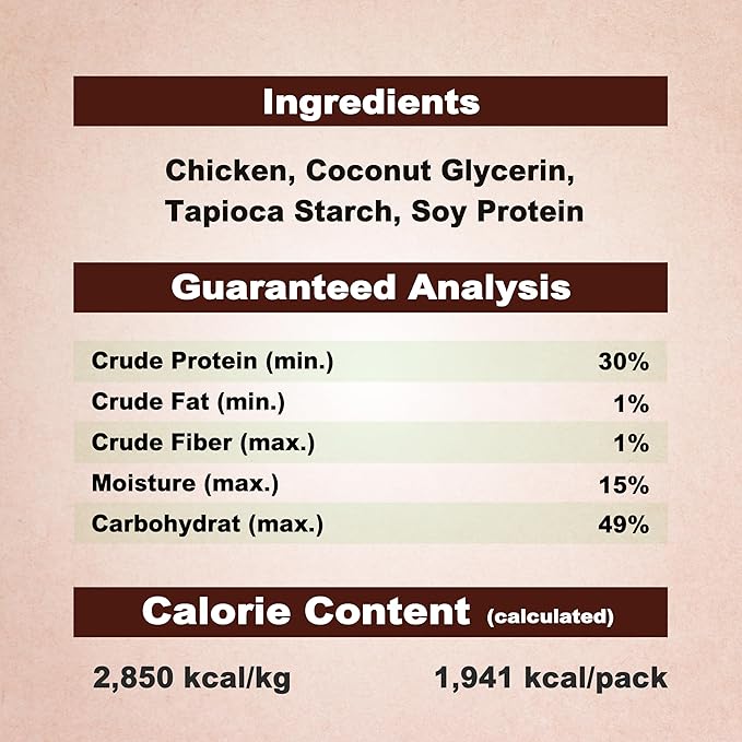A Freschi srl Chicken Dog Treats, All Natural, Healthy & Easily Digestible, Grain-Free Puppy Chews, Low-Fat, Human Grade Training & Rewards Dog Snacks, Chicken Sticks, 24 oz Pack