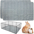 PINVNBY 2 Pack Guinea Pig Cage Liner, 57.1" x 38" Washable Pee Pads for Rabbit Waterproof Reusable Guinea Pig Mat Fast and Super Absorbent Bedding for Small Animals Rabbit Hamster Chinchillas