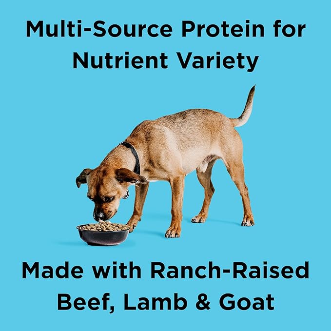 BIXBI Liberty Ancient Grains Dry Dog Food, Rancher’s Red Recipe – Fresh Meat, High Protein, Wholesome Grains – USA Made, 4 lbs
