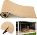 Rabbit Scratch Mat 12 Inch X 3.28 ft Self Adhesive Bunny Scratching Pad Cuttable Claw and Teeth Care Rabbit Mat for Cage Small Animal Scratching Rug for Biting Sleeping Nesting (Khaki)