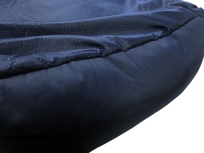 Tough Durable Oxford Waterproof Fabric Covered 2-Piece Polyester Filling Pillow Pet Bed for Small to Extra Large Dog (54x37 inches, Navy)