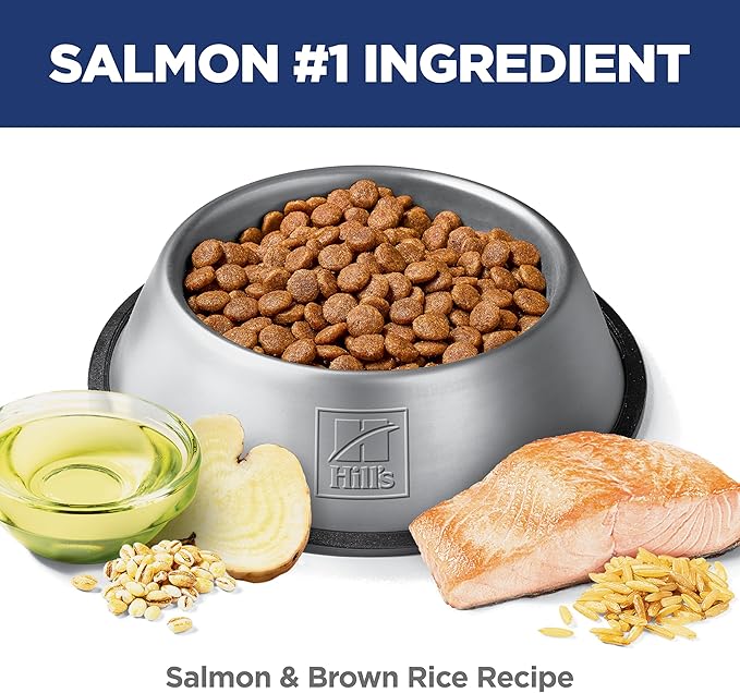 Hill's Science Diet Adult 1-6 Sensitive Stomach & Skin Dry Dog Food, Salmon Recipe, 24 lb. Bag