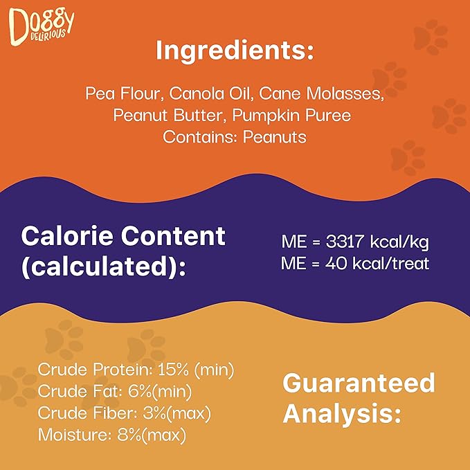 Doggy Delirious Crunchy Dog Treats – for All Pet Sizes, Breeds – All-Natural Puppy Treat – 100% Human-Grade – Delicious Pet Treat Bones, Snacks for Dogs – BBQ Maple Bacon, 16 Oz.