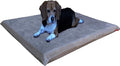 Dogbed4less XL Memory Foam Dog Bed for Medium Large to Large Pet with Waterproof Internal Cover, Microsuede Grey 45X27X3 Inches
