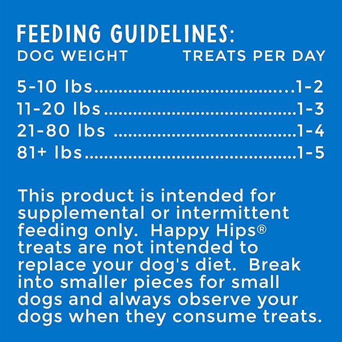 Happy Hips Grilled Dog Treats, Chicken, 12 oz. Pouch (Pack of 2)