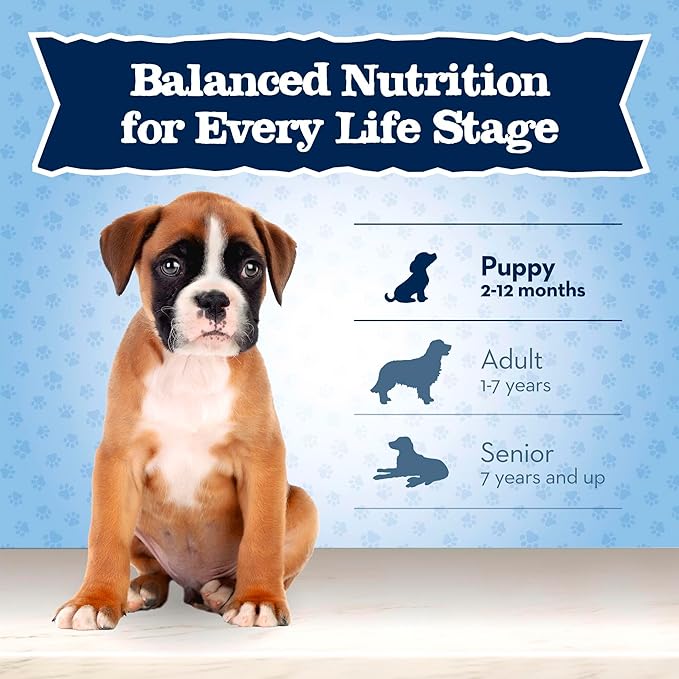 Blue Buffalo Baby Blue Natural Large Breed Puppy Dry Dog Food, Healthy Growth Formula with DHA, Chicken and Brown Rice Recipe, 24-lb Bag