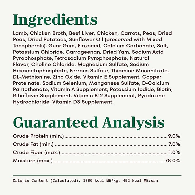Nutro Natural Choice Premium Loaf Canned Dog Food, Adult Wet Dog Food Lamb Recipe 12.5 oz. cans (12 Count)