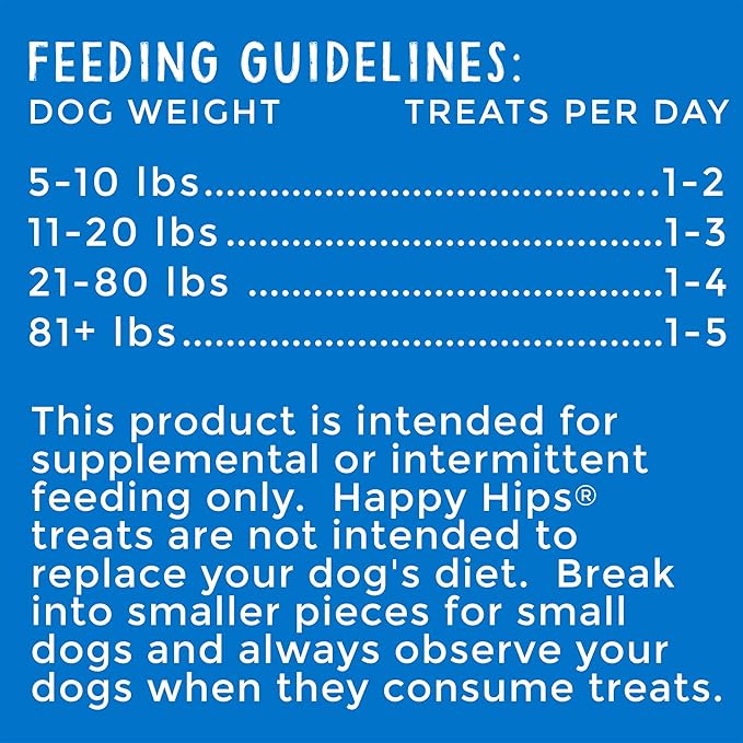Happy Hips Jerky Dog Treats, Duck, 10 oz. Pouch