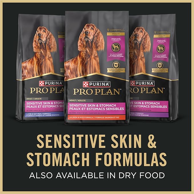 Purina Pro Plan Sensitive Skin and Stomach Turkey and Oat Meal Entree in Gravy Dog Food - 13 oz. Can