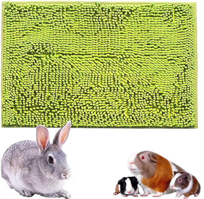Oncpcare Fleece Cage Liners for Small Animals, Guinea Pig Pads Fleece, Warm Plush Pet Rabbit Bed for Cage Indoor