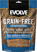 Evolve Pet Food Grain Free Deboned Chicken, Sweet Potato and Blueberry Dog Biscuits 12-Ounce