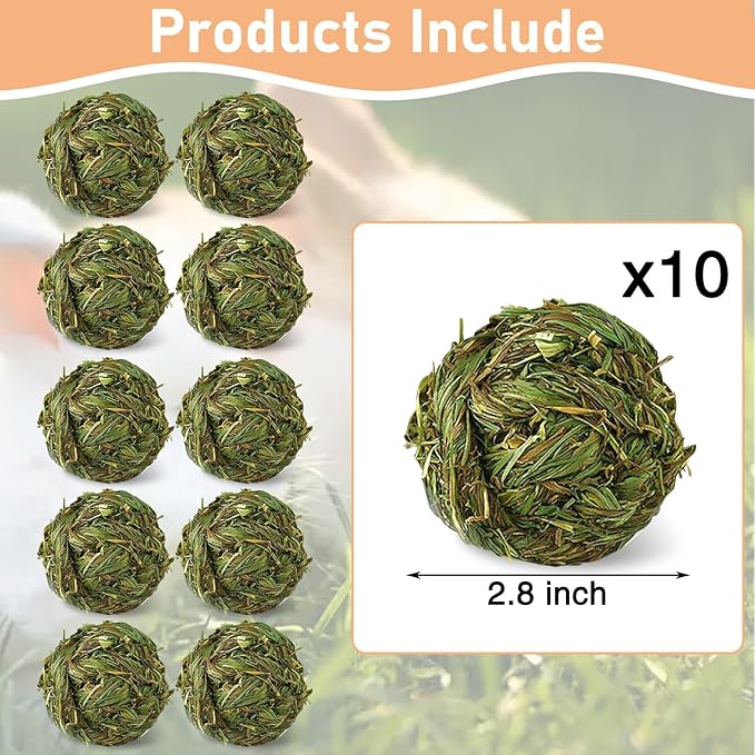Hamiledyi Bunny Chew Toys Rabbit Rattan Grass Scratcher Climbing Tree Fun Tree Carrot Play Toys for Small Animal Guinea Pig Tooth Cleaning Hamiledyi 10 Pcs Rabbit Chew Ball Timothy Grass Ball