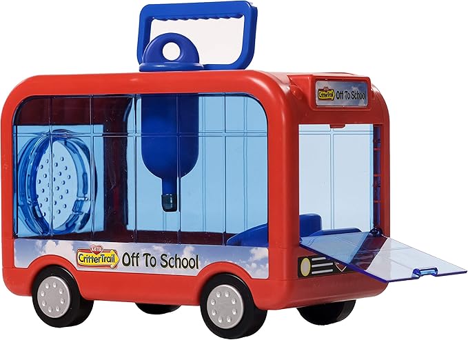 Kaytee CritterTrail Off To School Travel Carrier for Pet Hamsters, Gerbils, or Mice