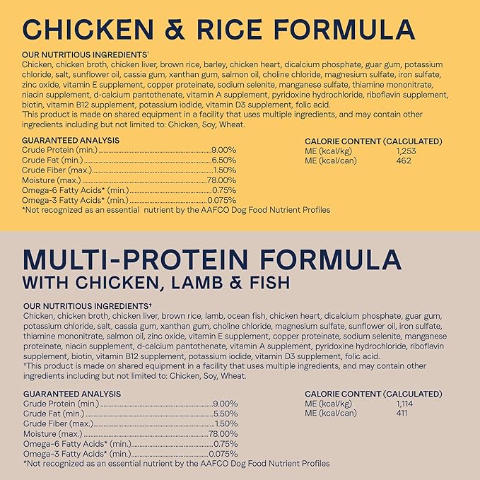 Canidae All Life Stages Premium Wet Dog Food Variety Pack, Multi-Protein Recipe and Chicken & Rice Recipe, 13 oz. (Case of 12)