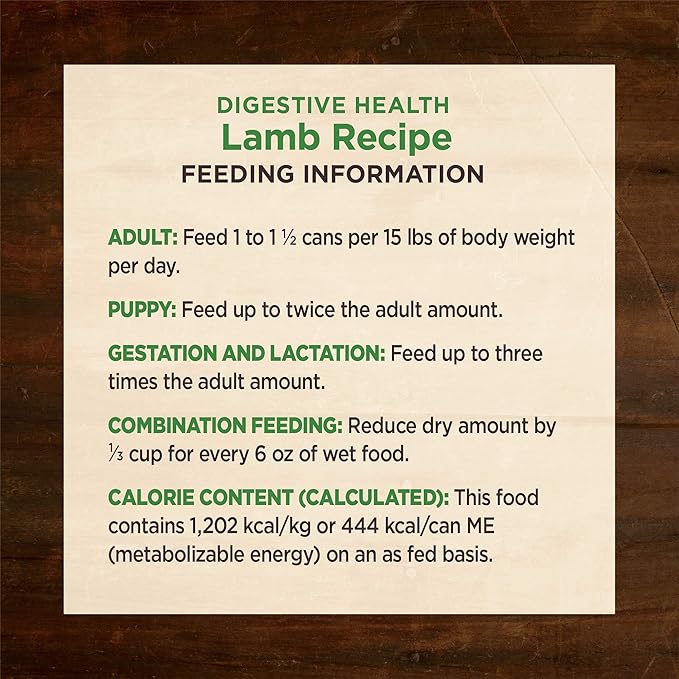 Wellness CORE Digestive Health Lamb Grain Free Wet Dog Food, 13 Ounce Can (Pack of 12)