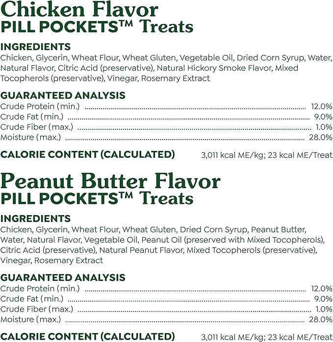 Greenies Pill Pockets for Dogs Large Size, Dog Treat Pouch for Capsule Medication, Variety Pack, 7.9 oz. Pouch