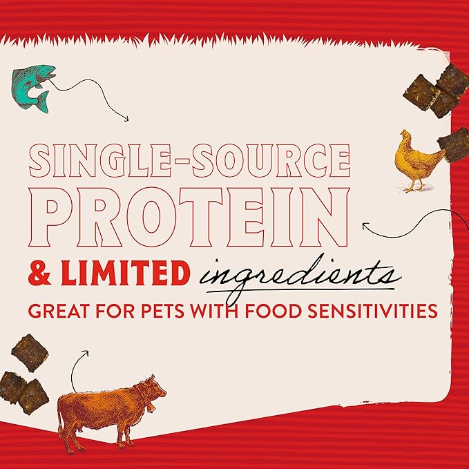 Stella & Chewy's Premium Chicken Jerky Dog Treats - 95% Real Meat Bites for Sensitive Stomachs - Natural Limited Ingredient Treats for Small and Large Dogs - No Grain, Wheat or Soy - 6 oz Bag