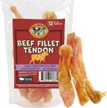 Beef Tendons for Dogs - Single Ingredient Dog Treats & Chews for Small Dogs and Medium Breeds - Dog Chew Sticks - 4-6" (12ct)