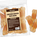 A Freschi srl Chicken Dog Treats, All Natural, Healthy & Easily Digestible, Low-Fat Puppy Chews, Human Grade Training & Rewards Dog Snacks, Rice Bone, 16 oz Pack