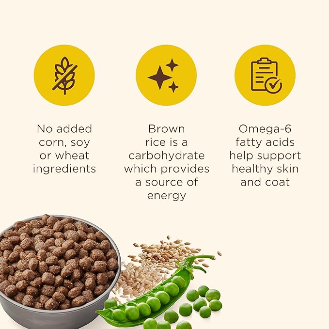 Nutrish Limited Ingredient Lamb Meal & Brown Rice Recipe Dry Dog Food, 14 lb. Bag, Packaging May Vary (Rachael Ray)