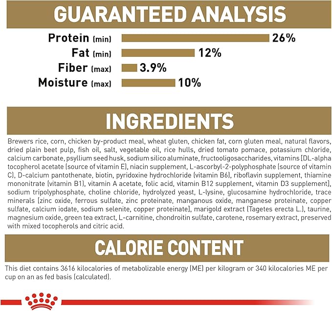 Royal Canin Breed Health Nutrition Dachshund 8+ Senior Dry Dog Food, 3 lb Bag