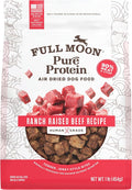 Full Moon Pure Protein Air Dried Dog Food Ranch Raised Beef Recipe 1lb