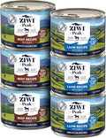ZIWI Peak Wet Dog Food Variety Pack - Beef and Lamb, 6 Pack (6oz Each)