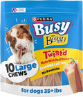 Purina Busy With Beggin' Dog Treats, Twist'd - 10 Count (Pack of 1)